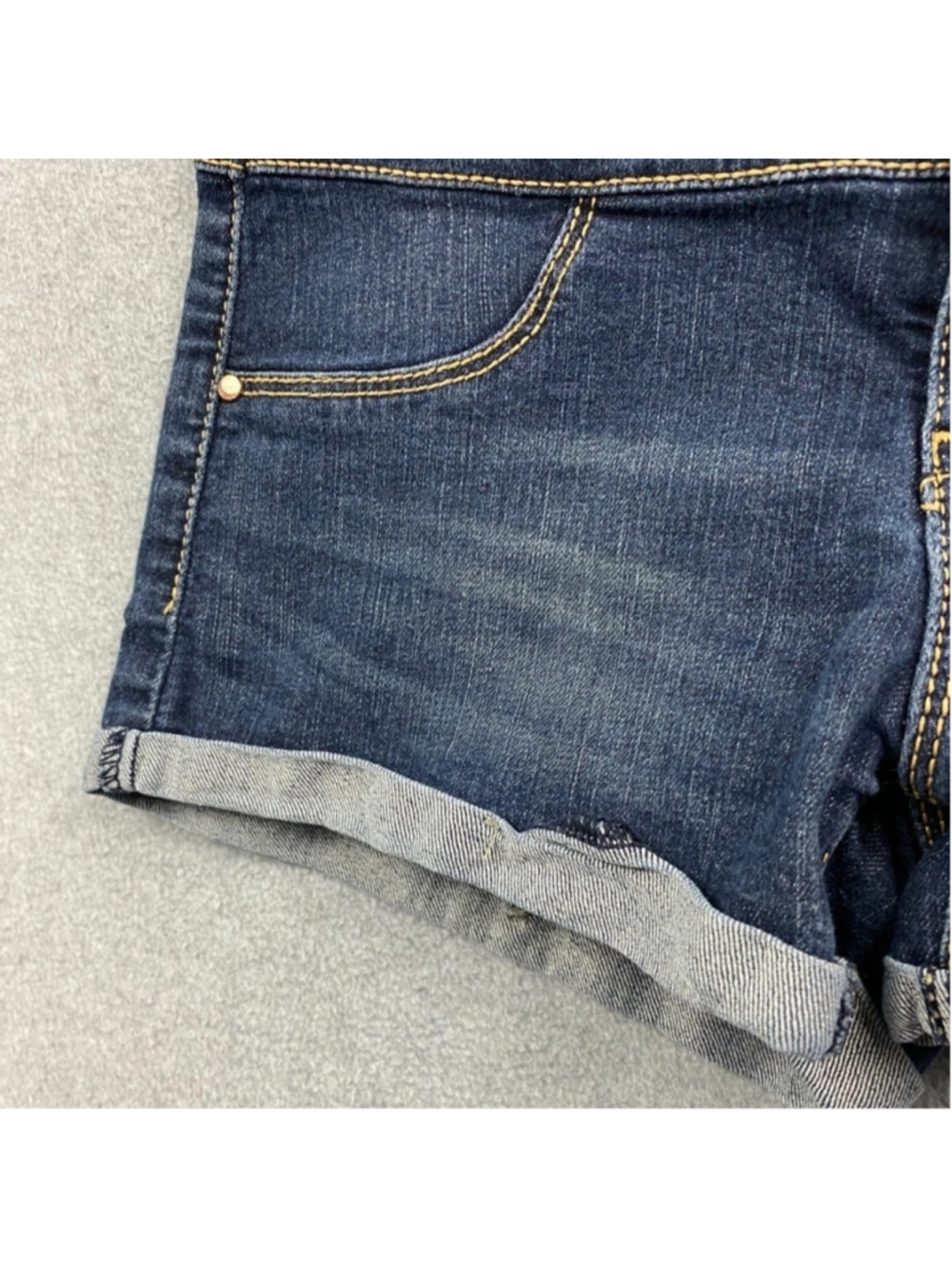 Refuge Women's Denim Blue Shorts - Picture 6 of 15